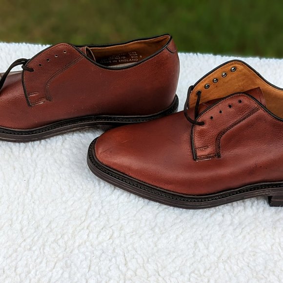 NWOT  Brown men\'s derby lace-up shoes main image 9